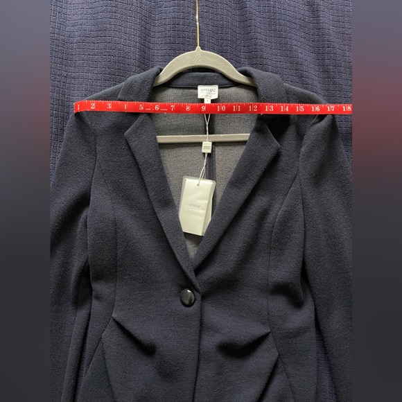 ARMANI COLLEZIONI Women’s Blazer Single Button Jacket NWT - Picture 6 of 11